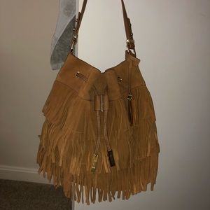 Vince Camuto Joni Suede Handbag
